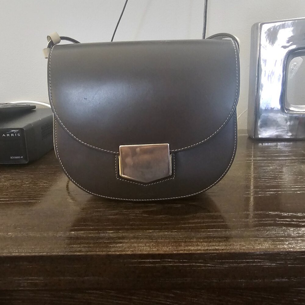 Celine Leather Trotteur Small